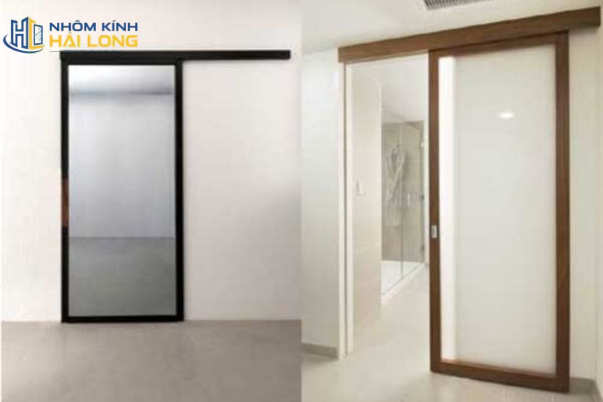 Cửa đi trượt 1 cánh nhôm Xingfa giúp tiết kiệm diện tích, vận hành êm trên ray trượt và phù hợp phòng nhỏ, hành lang hẹp hoặc ban công