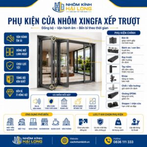 Phụ Kiện Cửa Nhôm Xingfa Xếp Trượt