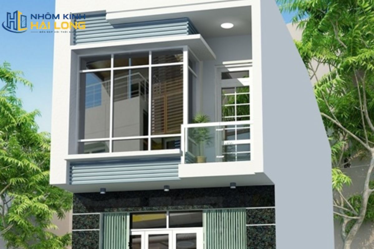 Vách mặt tiền nhà phố phù hợp công trình cần tăng ánh sáng, mở rộng cảm giác không gian, kết hợp kinh doanh và tạo diện mạo kiến trúc hiện đại